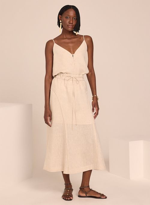 Saia Le Lis Zoe I Midi Feminina