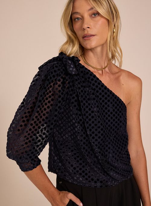 Blusa Le Lis Alexia Ombro Feminina