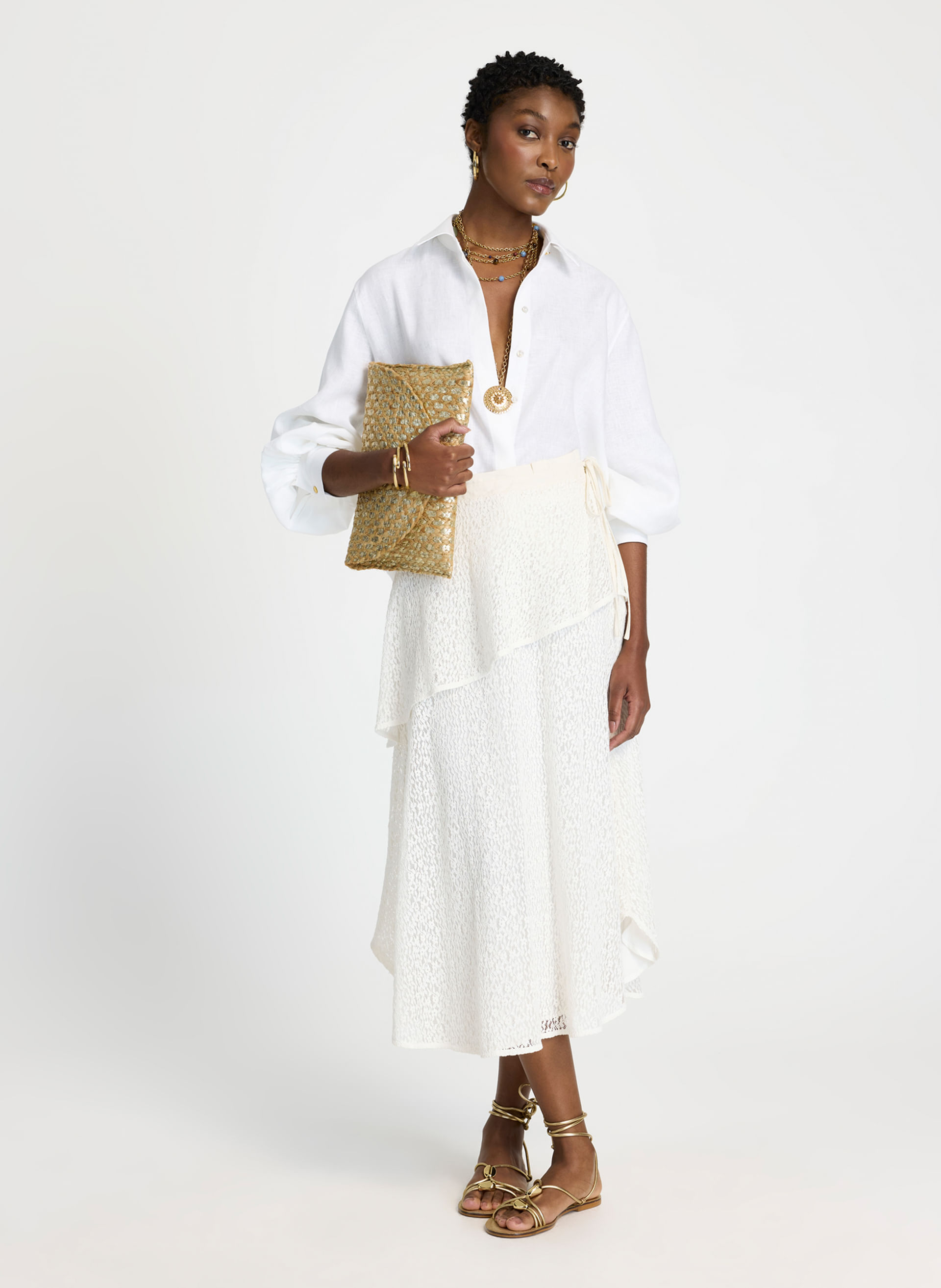 Saia Le Lis Carolina Feminina