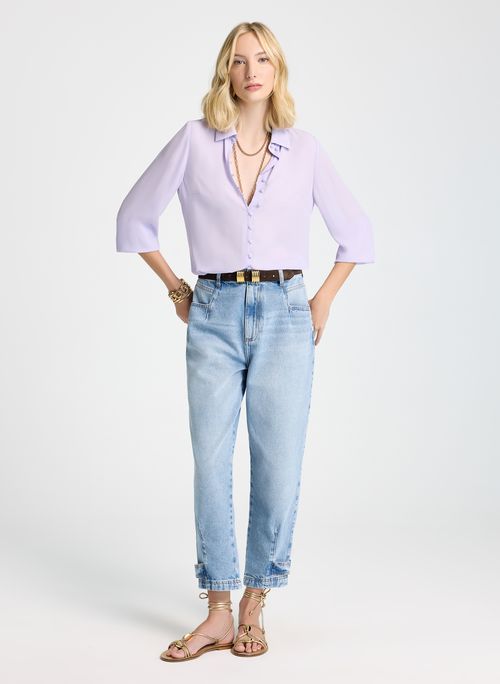 Calça Le Lis Tamilly Cenoura Jeans Feminina