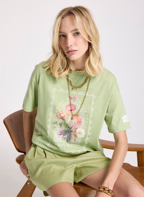 Blusa Le Lis Secret Garden Feminina