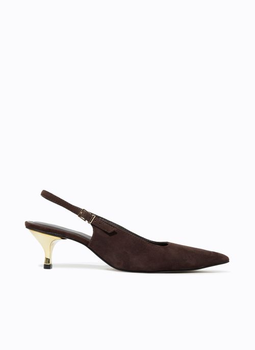 Scarpin Kika Café Feminino