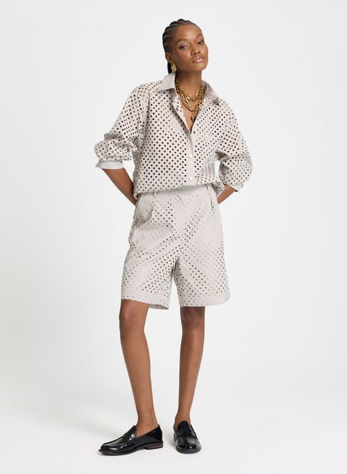 Bermuda Le Lis Brigitte Nylon Feminina