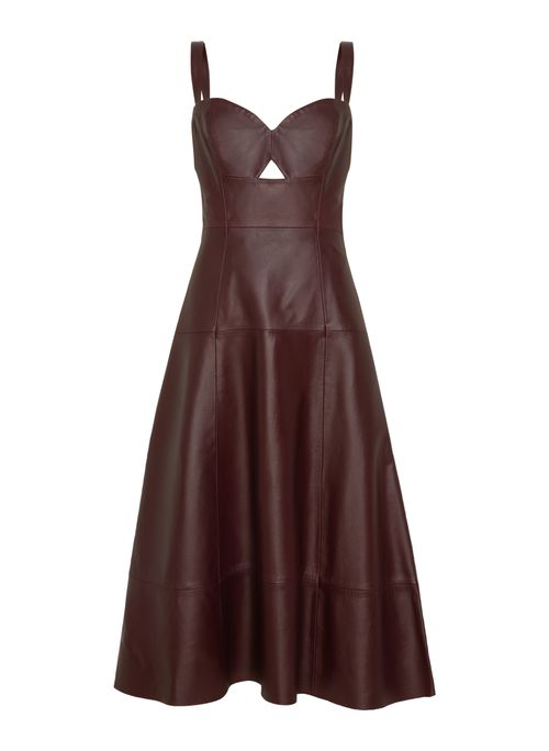 Vestido Le Lis Sofia Couro Feminino