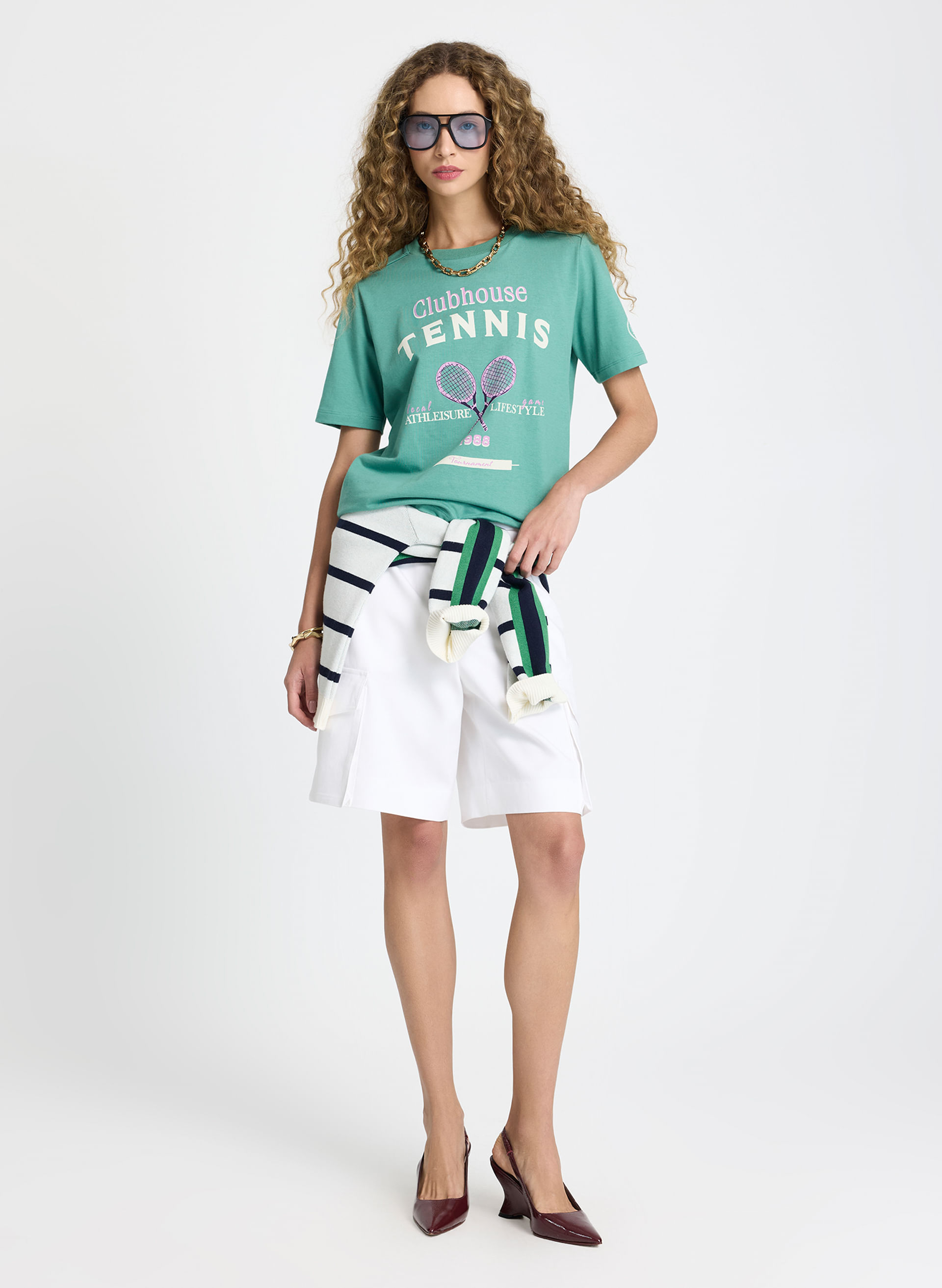 Maxi Bermuda Le Lis Pamela Feminina
